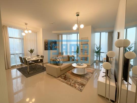 Elegant One Bedroom Apartment with Stunning Sea View for REnt located at Etihad Tower, Corniche Road, Abu Dhabi