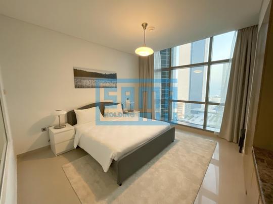 Elegant One Bedroom Apartment with Stunning Sea View for REnt located at Etihad Tower, Corniche Road, Abu Dhabi