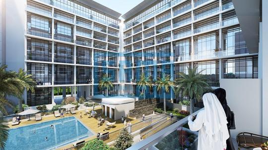 Modern Design | 2 Bedrooms Duplex Apartment  for Sale located at Oasis 2 Residence, Masdar City, Abu Dhabi