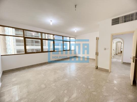 3 Bedrooms Apartment in a Well-kept Building for Rent located at Corniche Road, Abu Dhabi
