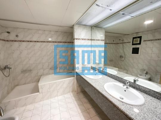 3 Bedrooms Apartment with Basement Parking Area for Rent located in Corniche Road, Abu Dhabi
