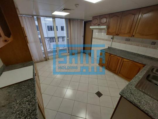 Prime Location | 3 Bedrooms + Maid's Room Apartment for Rent located in Corniche Road, Abu Dhabi