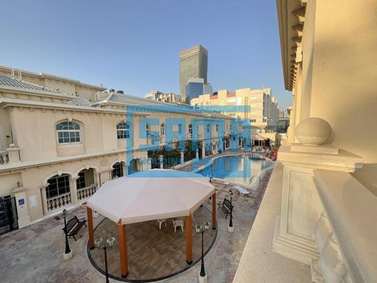 Modernized 5 Bedrooms Villa with Maid's Room for Rent located at Mazyad Compound in Khalidiaya Street, Abu Dhabi