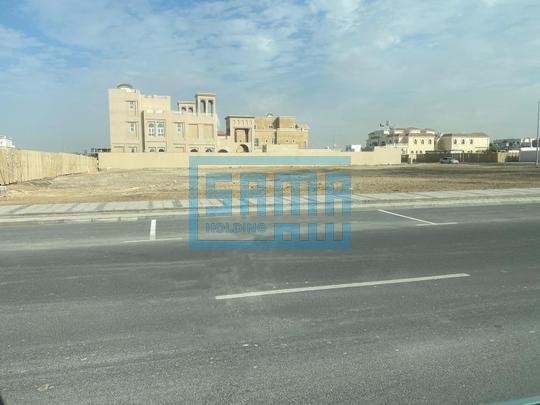 Great Investment | Land (Double Corner) for Sale located at Zayed City (Khalifa City - C), Abu Dhabi