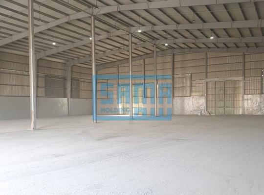Warehouse 8,100 (SQM.), available for Rent located at Mussafah Industrial Area, M-39 Mussafah Abu Dhabi