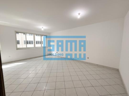 3 Bedrooms Apartment with Basement Parking Area for Rent located in Corniche Road, Abu Dhabi