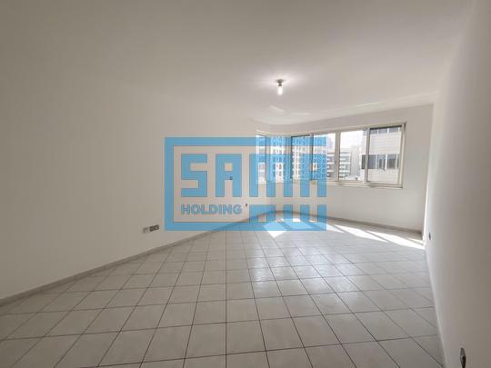 3 Bedrooms Apartment with Basement Parking Area for Rent located in Corniche Road, Abu Dhabi