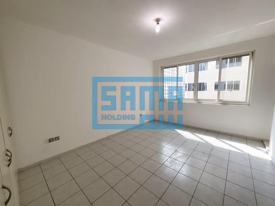 3 Bedrooms Apartment with Basement Parking Area for Rent located in Corniche Road, Abu Dhabi