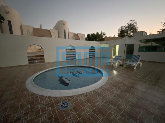 Luxurious 4 Bedrooms Villa with Shared Swimming Pool for Rent located at Al Dhafra Compound, Al Karamah Area, Abu Dhabi