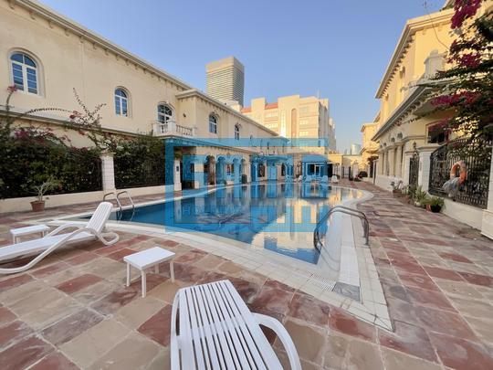 Five Bedrooms Villa with Amazing Amenities for Rent located in Khalidiyah Street, Abu Dhabi