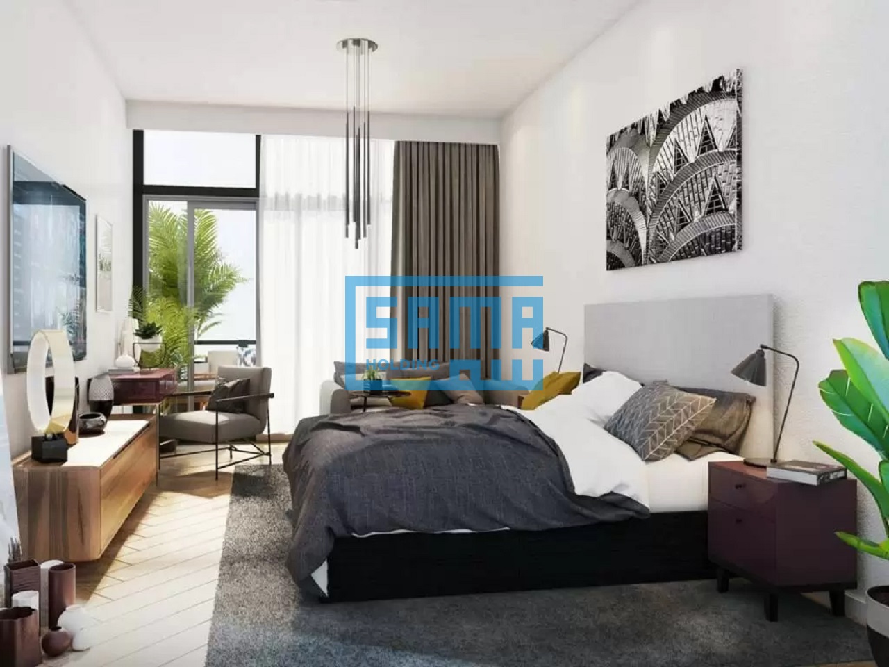 Luxurious 2 Bedrooms Apartment for Sale in Downtown Jebel Ali District of Dubai, Alexis Tower Residence