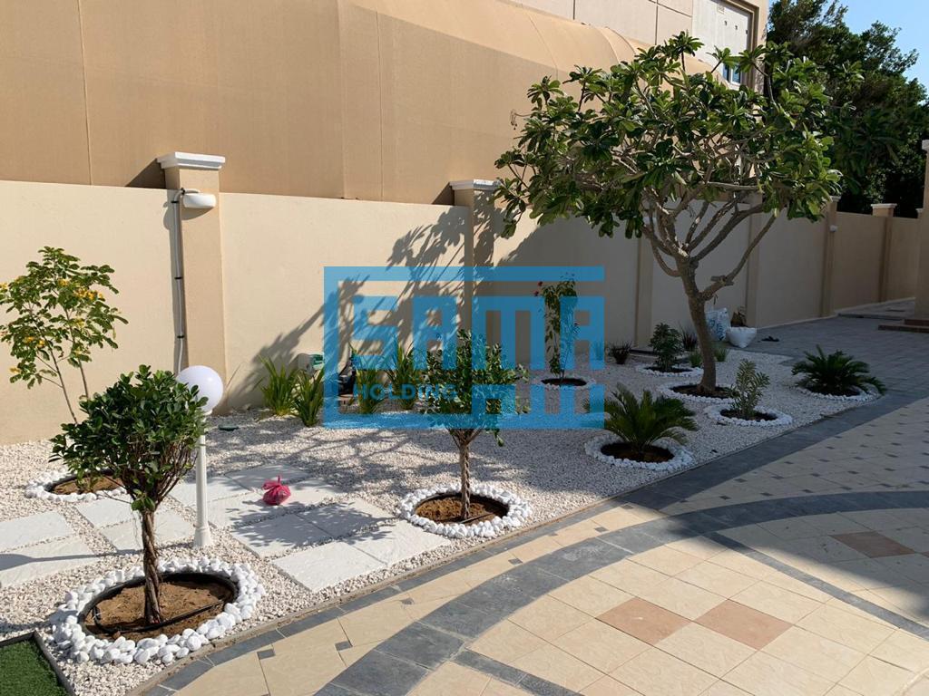 Unfurnished 5 Bedrooms + Maid's Room + Driver's Room Villa for RENT, located in Marina Royal Village, Abu Dhabi