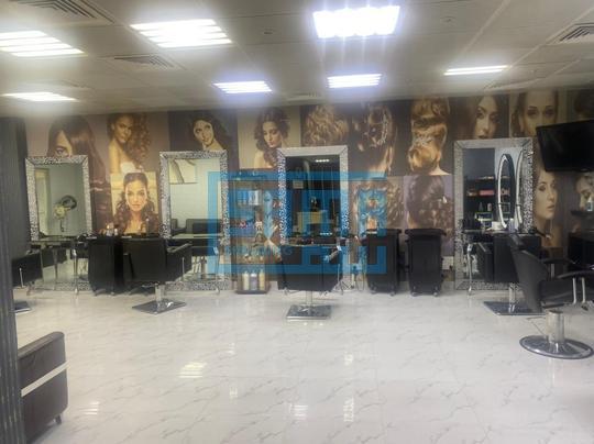 Elegant & Spacious Salon with Equipment for Rent in Airport Road, Abu Dhabi