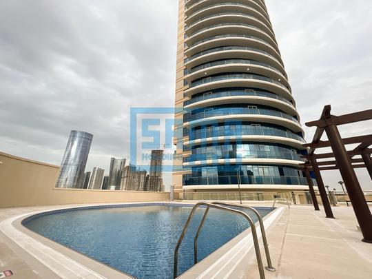 Brand New Studio with Gym Access for Rent located at Julphar Residences, City of Lights, Al Reem Island, Abu Dhabi