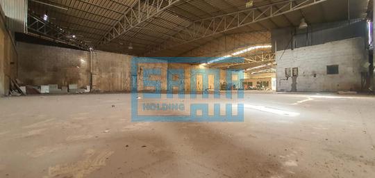 Warehouse 8,100 (SQM.), available for Rent located at Mussafah Industrial Area, M-39 Mussafah Abu Dhabi