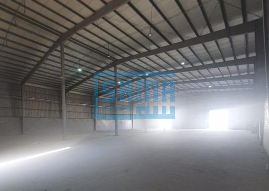 Warehouse 8,100 (SQM.), available for Rent located at Mussafah Industrial Area, M-39 Mussafah Abu Dhabi