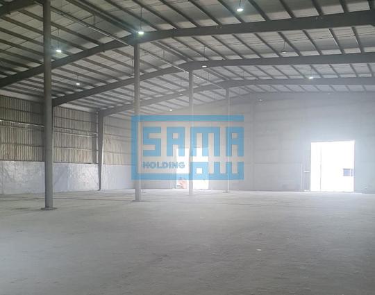 Warehouse 8,100 (SQM.), available for Rent located at Mussafah Industrial Area, M-39 Mussafah Abu Dhabi